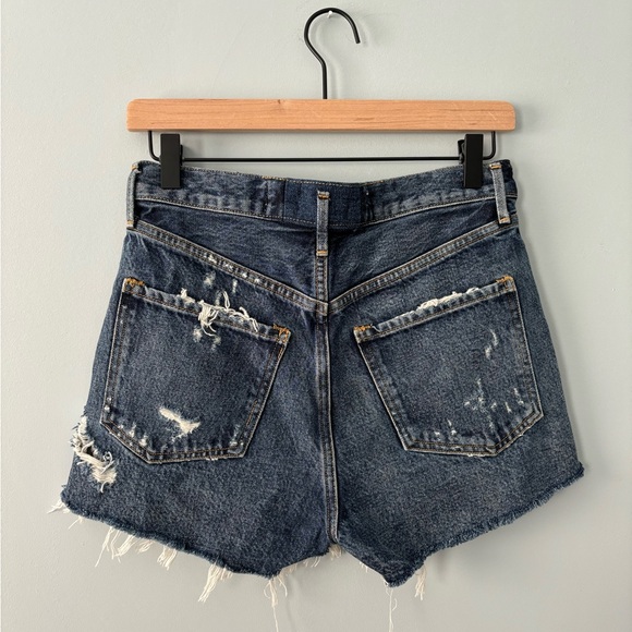 Agolde distressed Jean shorts size 25 - Picture 2 of 5